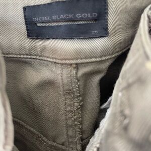 Diesel Black Gold Khaki Trousers